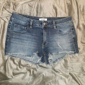 PINK Victoria's Secret Denim Cut Off Shorts